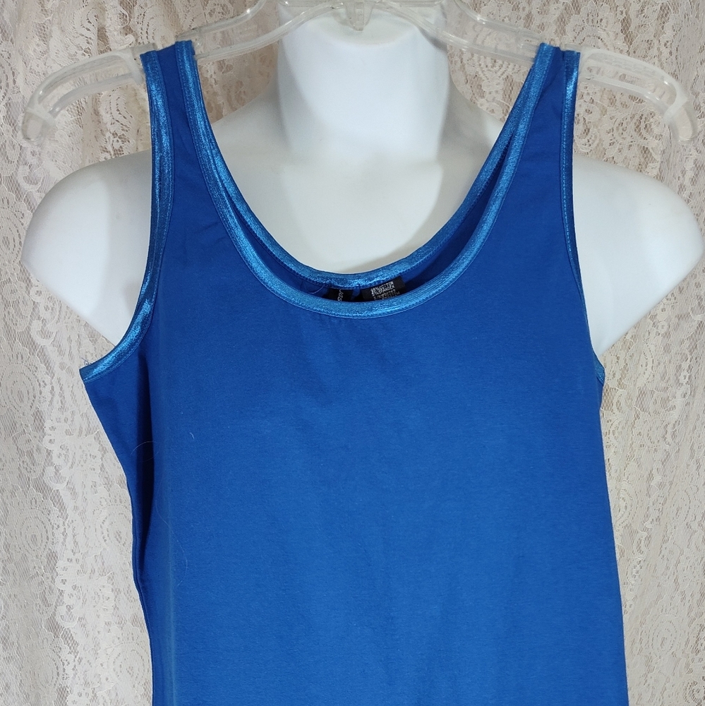 Jason Maxwell Blue Tank Top Size M NWT
